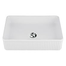 Anika 500mm Ceramic Above Counter Basin with Pop-Up Waste